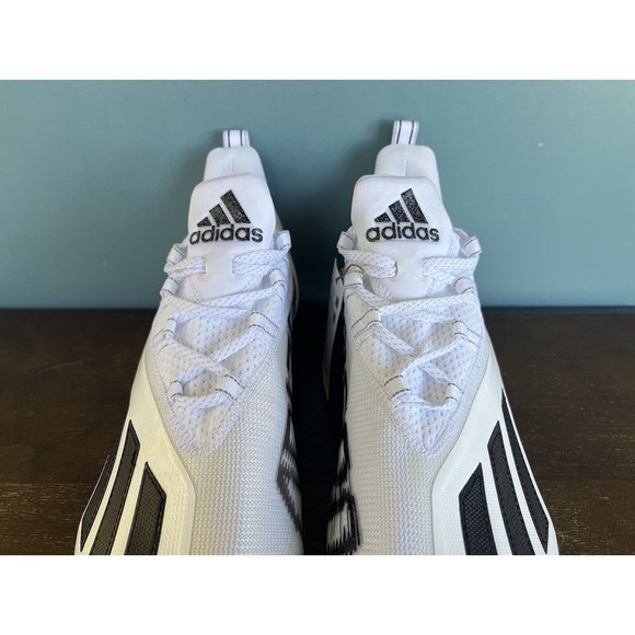 Adidas Adizero White/Black Football Cleats Men\'s Size 12 FY8269 main image 10